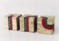 Kockasorozat I-III., 1980, mészkő, filc, (3x) 10x10x10 cm