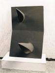 Az agresszió sajátossága III., 1989, pácolt fa, 70x50x60 cm