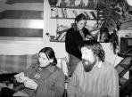 Lois Viktorral és Aknay Ágival, Szentendre, 1982-83 kl