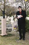 Emlékhelyének avatása, Szentendrei Köztemető, 2003 (Wehner Tibor)